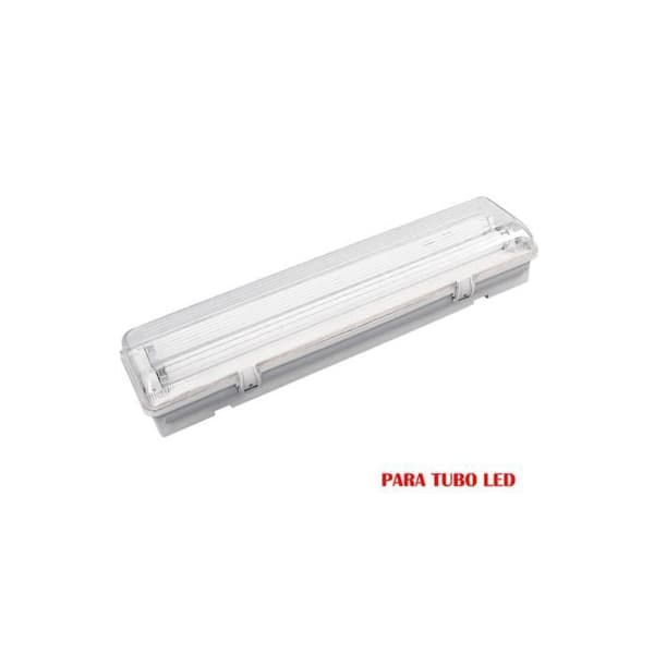 Vattentät fluorescerande remsa för ledrör 2x18w (EQ. 36w) 220v 125cm Ip65 Edm - GENERIC