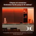 Miniatyrbild 5 av 6: Philips Hue White &amp; Color Ambiance Indoor LightStrips extension 1m, V4, fungerar med Alexa, Google Assistant och Apple Homekit