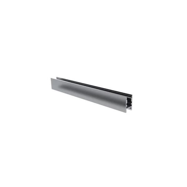 Aluminiumprofil för LED-remsa - Alu-Swiss - smal 6-8 mm - färg grå silver - 2 m