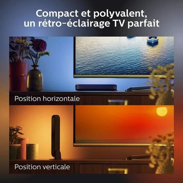 Philips Hue Hue Play Pack x1 ansluten lampa - Vit