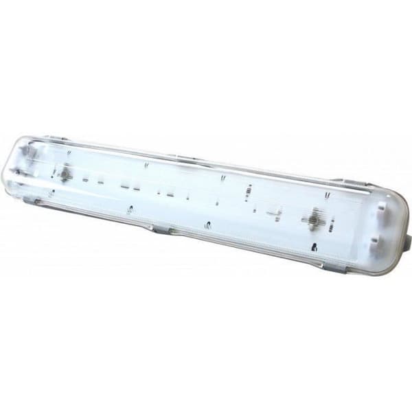 Display IP65 T8 vattentät 2 LED-rör 1500mm ABS