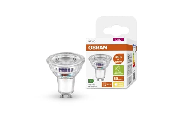 Osram 4099854071713, 2 W, 50 W, GU10, 360 lm, 50000 h, Lämminvalkoinen