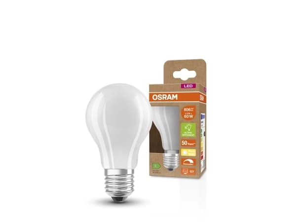 Osram AC45263, 4,3 W, 60 W, E27, 806 lm, 50 000 t, varm hvit