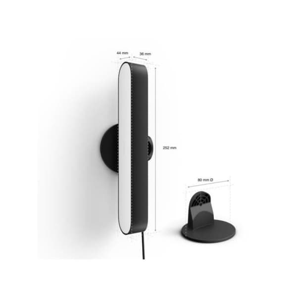 Philips Hue Hue Play ansluten lamppaket om 2 - Svart