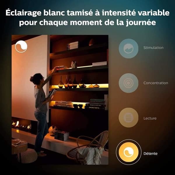 Hue Ambiance White &amp; Color - PHILIPS - Indoor LightStrips Plus - 2 m - Bluetooth