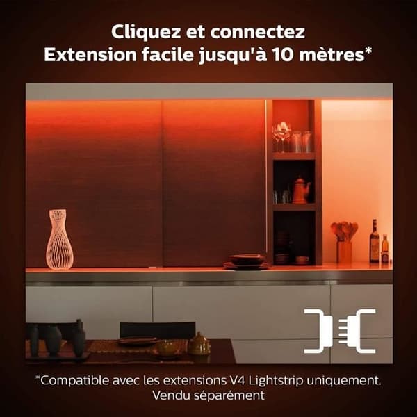 Hue Ambiance White &amp; Color - PHILIPS - Indoor LightStrips Plus - 2 m - Bluetooth