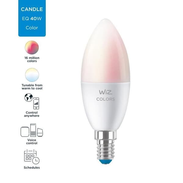 WiZ Color smart lampa Flame E14 40W