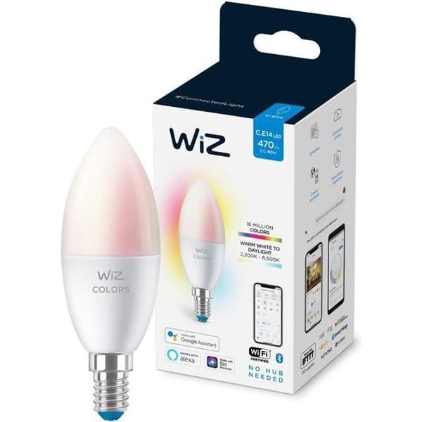 WiZ Color smart lampa Flame E14 40W