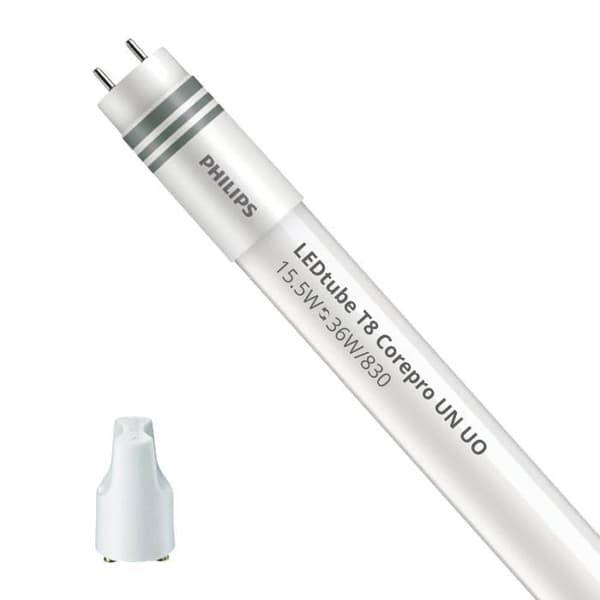 Rör LED T8 - PHILIPS - CorePro Ultra Output - 15.5W - 2200lm - 120cm - Varmvit