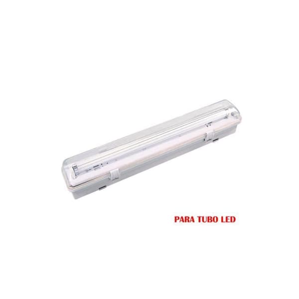 GENERISK - Vattentät lysrörsremsa för ledrör 1x18w (EQ. 36w) 220v 123cm Ip65 Edm