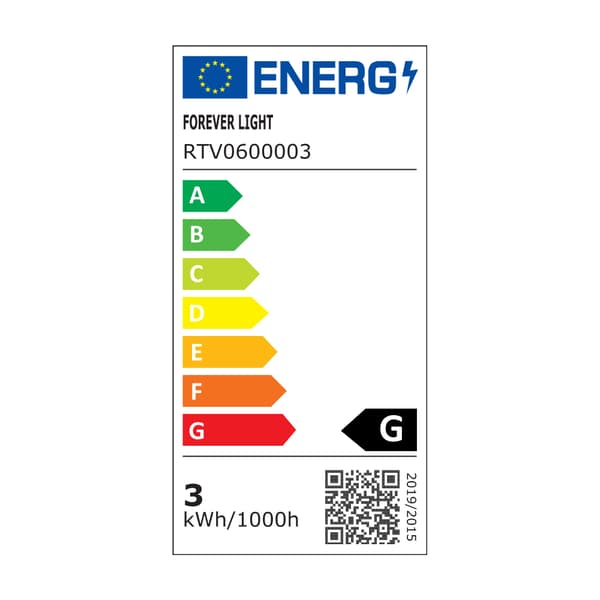 Forever LED-lampe GU5.3 MR16 3W 12V 6000K 240lm
