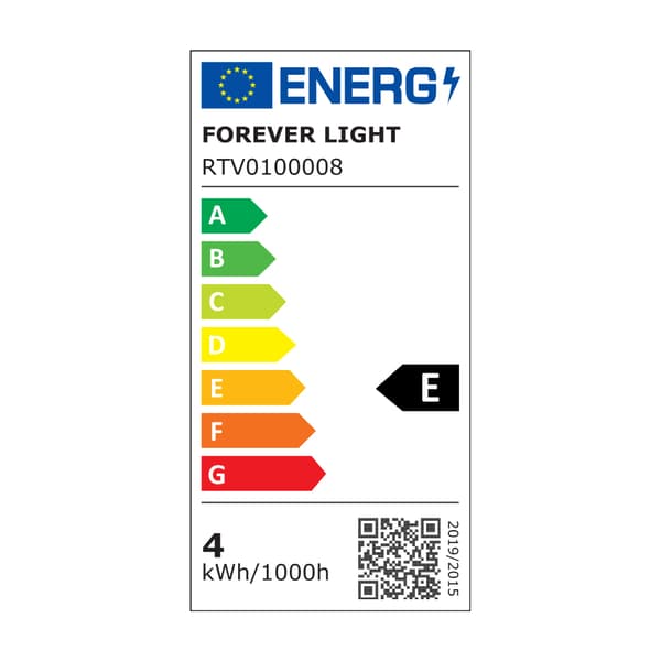 Forever LED-lampe Filament E27 ST64 4W 230V 2700K 470lm