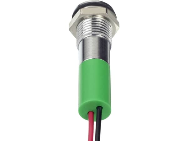 APEM Q8F3CXXG12E LED-signallampe Grøn FLUSH 6 mcd