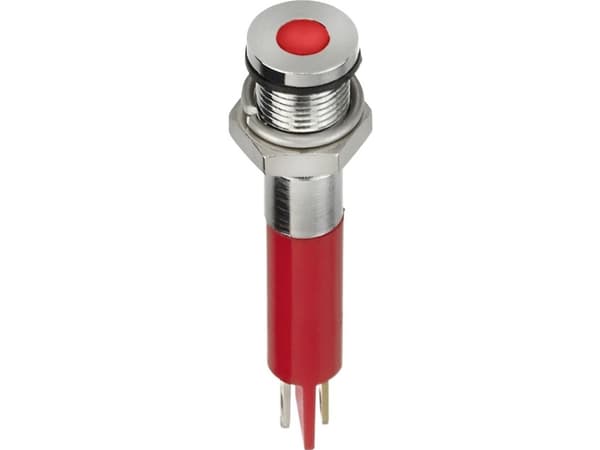 APEM Q6F1CXXR24E LED-signallampe Rød FLUSH 10 mcd