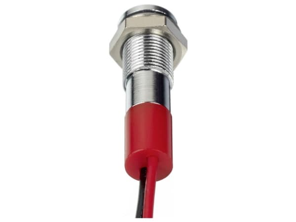 APEM Q6R1BXXR02E LED-signallampe Rød Recessd 40 mcd