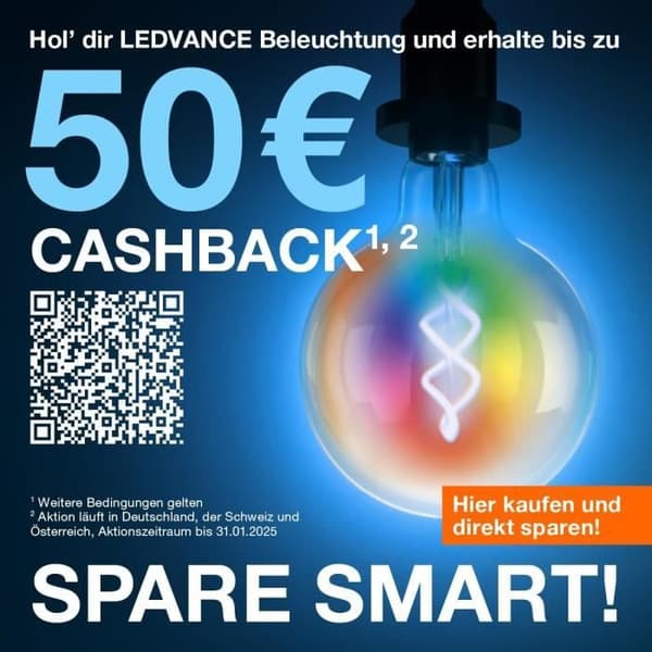 Ampull LED ansluten WiFi E27 9.5W 1055lm RGBW