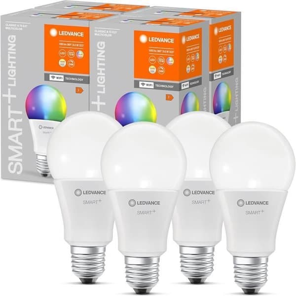 Ampull LED ansluten WiFi E27 9.5W 1055lm RGBW