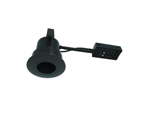 Luna Quick2Light 230V 230V GU10 IP44 Mat Sort Rund