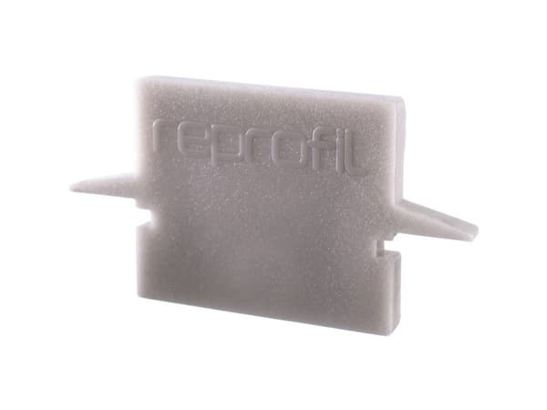 Deko Light 979121 Gavellock H-ET-01-08 Set 2 st, Grå Profilgavellock Plast (L x B x H) 23 x 6 x 12 mm 1 st