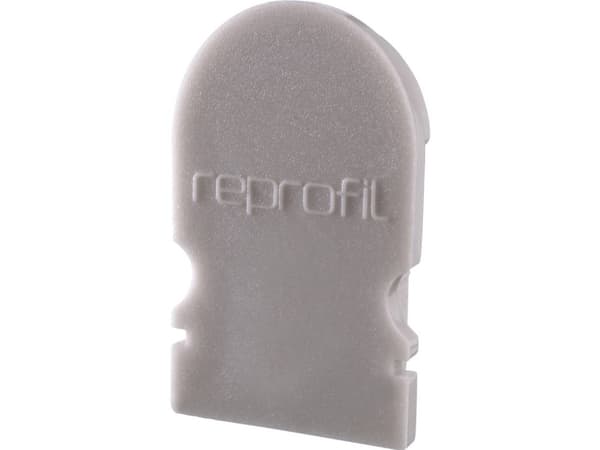 Deko Light 979601 Endkappe R-AU-02-08 Set 2 Stk, Grau Profil-endekappe Plastic (L x B x H) 14 x 6 x 21.5 mm 1 stk
