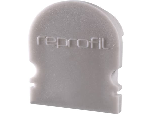 Deko Light 979611 Gavellock R-AU-02-15 Set 2 st, Grå Profilgavellock Plast (L x B x H) 21 x 6 x 24 mm 1 st