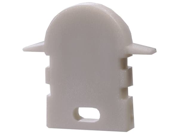 Deko Light 979691 Gavellock R-ET-02-05 Set 2 st, Grå Profilgavellock Plast 1 st
