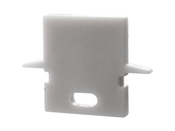Deko Light 979181 Gavellock H-ET-01-05 Set 2 st, Grå Profilgavellock Plast 1 st