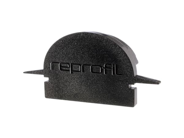 Deko Light 979632 Ändlock R-ET-01-15 Set 2 st, Svart Profilerat ändlock Plast (L x B x H) 30 x 6 x 16 mm 1 st