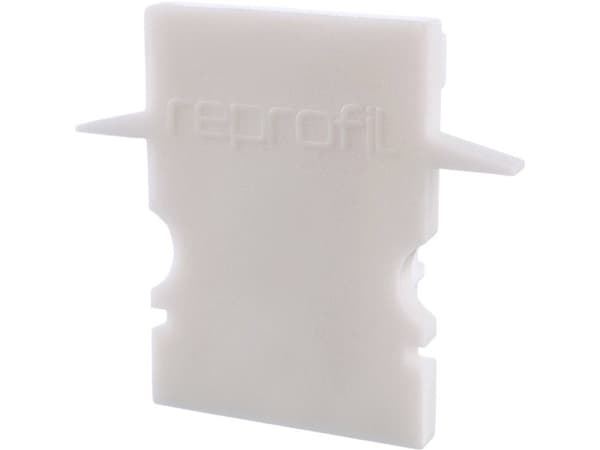 Deko Light 979140 Endkappe H-ET-02-08 Set 2 Stk, Weiß Profil-endekappe Plastic (L x B x H) 23 x 6 x 20 mm 1 stk