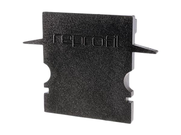 Deko Light 979072 Gavellock H-ET-02-12 Set 2 st, Svart Profilerat gavellock Plast (L x B x H) 27 x 6 x 20 mm 1 st