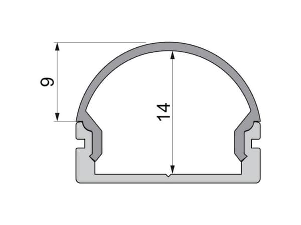 Deko Light 979592 Ändlock R-AU-01-15 Set 2 st, Svart Profilerat ändlock Plast (L x B x H) 21 x 6 x 16 mm 1 st