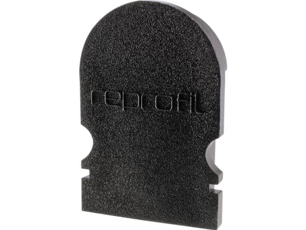 Deko Light 979522 Ändlock R-AU-02-10 Set 2 st, Svart Profilerat ändlock Plast (L x B x H) 16 x 6 x 23,5 mm 1 st