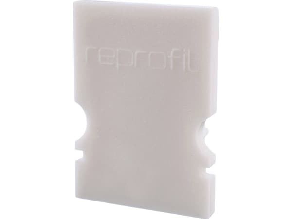 Deko Light 979100 Endkappe H-AU-02-08 Set 2 Stk, Weiß Profil-endekappe Plastic (L x B x H) 14 x 6 x 20 mm 1 stk