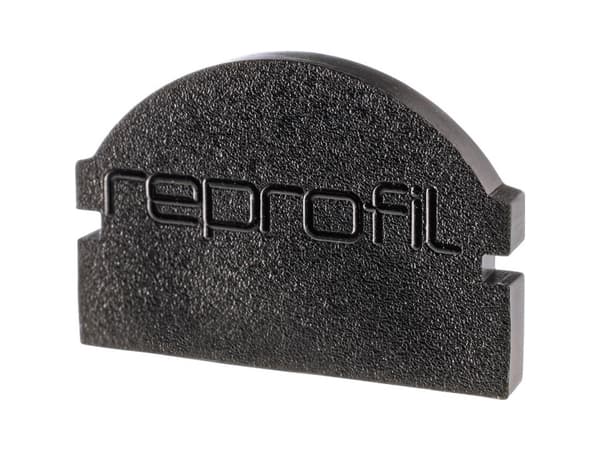 Deko Light 980002 Ändlock L-AU-01-10 Set 2 st, svart Profilerat ändlock Plast (L x B x H) 16 x 6 x 11 mm 1 st