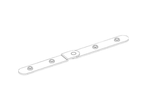 Deko Light 988176 Combo Liittimet Teräs (P x L x K) 50 x 4 x 2 mm 1 kpl