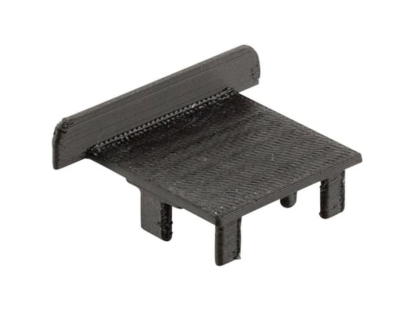 Deko Light 988160 Combo Klick T-Profil Profil-endekappe PVC (L x B x H) 25 x 25 x 2 mm 2 stk