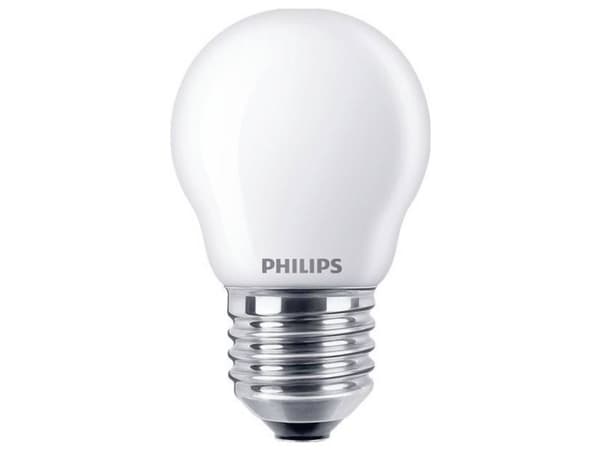 Signify 34683300 Glødepære-lamp EEK E (A - G) E27 Pæreform 2.2 W Varmhvid (Ø x L) 45 mm x 78 mm 1 stk