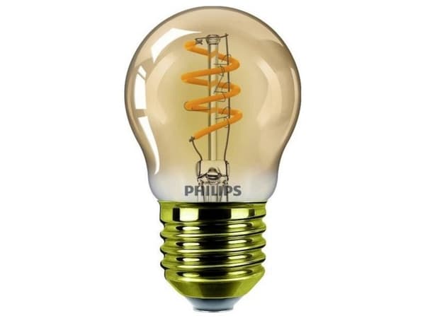 Signify 31607200 Glødepære-lamp E27 Pæreform 2.6 W Varmhvid (Ø x L) 46 mm x 80 mm 1 stk