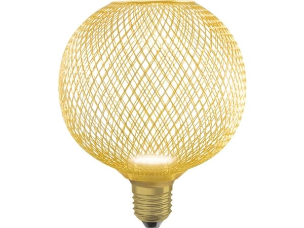 OSRAM 4058075840089 LED (RGB)-lampa EEK F (A - G) E27 Globeform 3,5 W = 28 W Varmhvid (Ø x L) 125 mm x 150 mm 1 stk