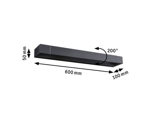 Paulmann PLM 71205, Round, IP44, Black