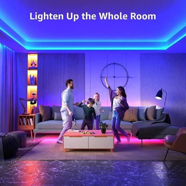LED-strips - Lepro - RGB 5050 - 5M - Flerfärgad - 44-knapps fjärrkontroll