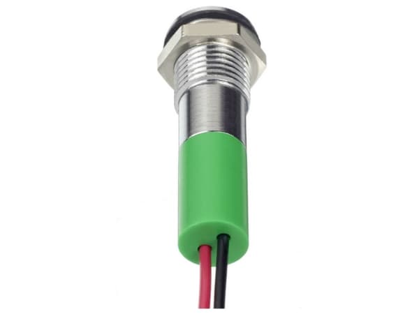 APEM Q8R3CXXG12E LED-signallampe Grøn Recessd 60 mcd