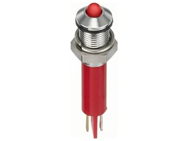 APEM Q8P1CXXR24E LED-merkkivalo Punainen 80 mcd