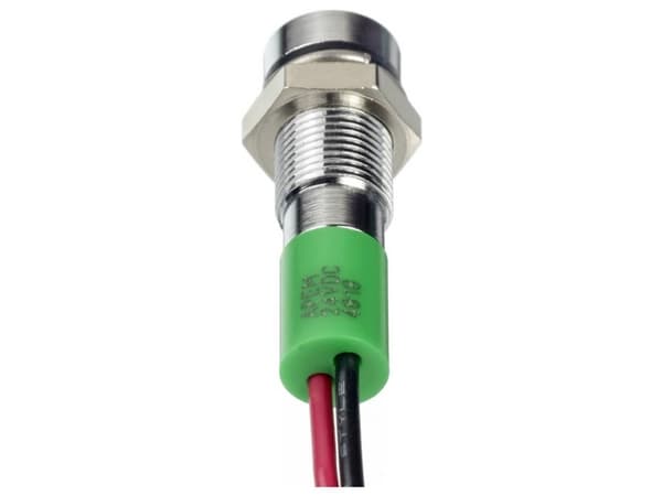 APEM Q6R1BXXG02E LED-merkkivalaisin vihreä 50 mcd