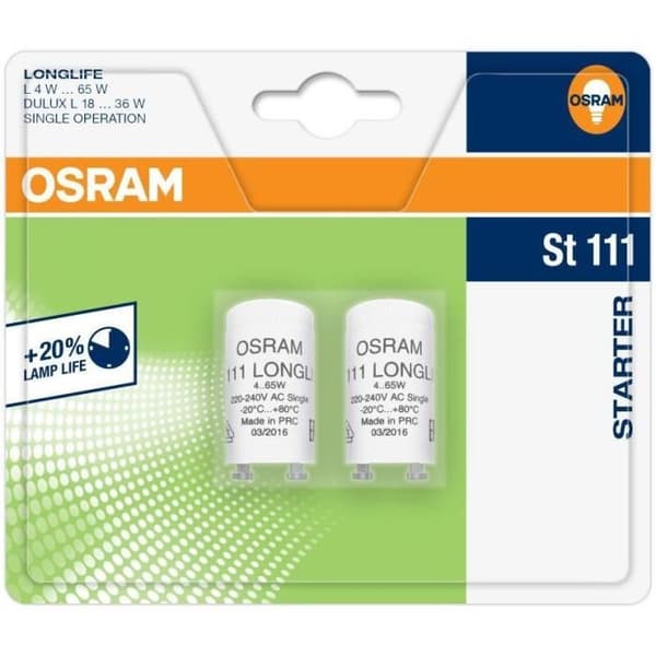 OSRAM BLI2 Lysrörsstartare 111 - 4/80 W