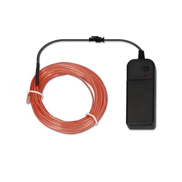 LED-band - KSIX - Röd - 5m - 3 belysningslägen - Batterimatning