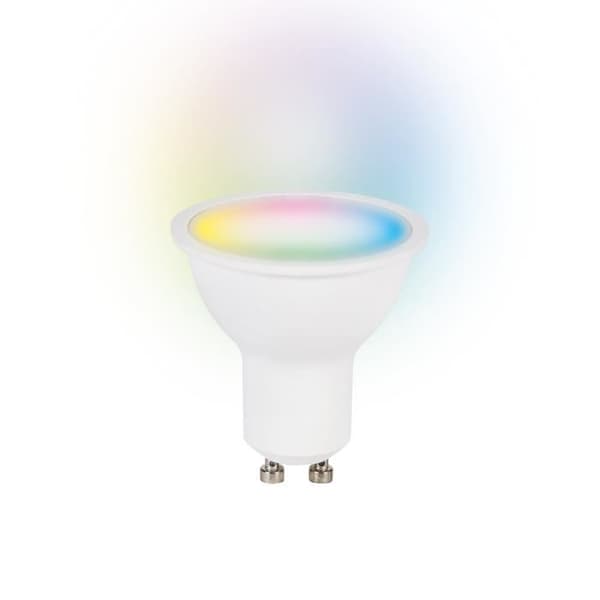 PAKET MED 2 ANSLUTNA Glödlampor RGB + CCT GU10 9W KSIX