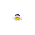Miniatyrbild 3 av 4: Spot LED ARIC EF8 - Enc. IP65 IK07 7W 3000/4000K (CCT) 560lm 50000h dimbar, vit / guld