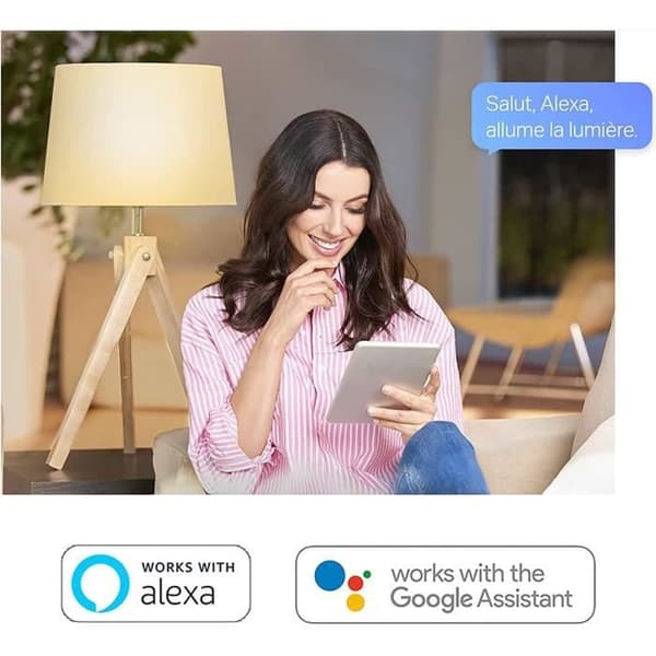 TP-Link Tapo Wifi Smart Bulb, varmvit E27 LED-lampa, kompatibel med Alexa, Google Home och Siri Set med 2 Tapo L510E