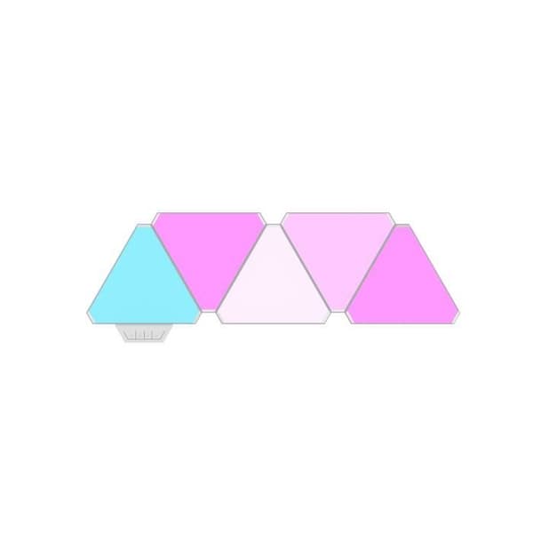 Base Pack 6 YEELIGHT RGB Gaming Light Panels Triangulär multicolor LED-panel kompatibel med Razer Chroma Assembly